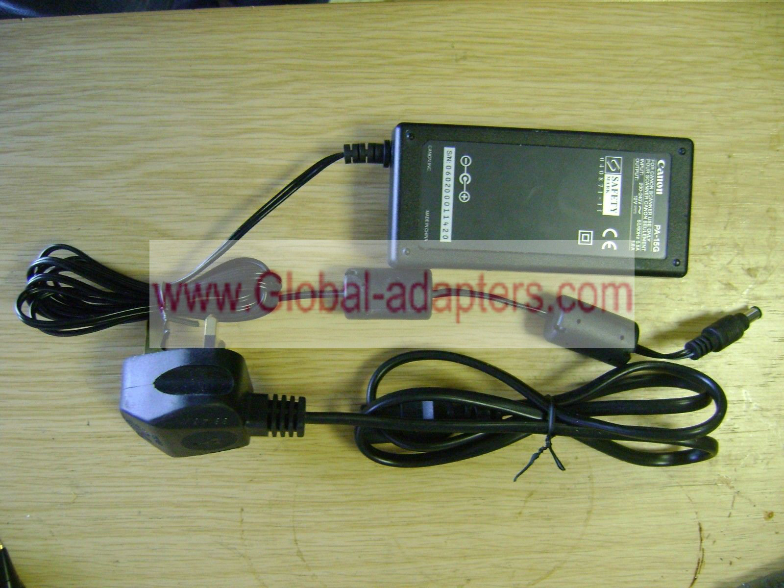 New 12V 1.8A Canon PA-15G ac adapter Power Supply PSU for Canon SCANNER - Click Image to Close